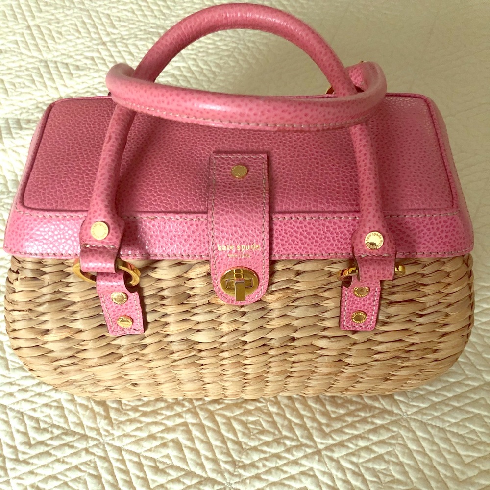 Kate Spade Wicker leather purse